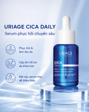 Cica Daily Serum làm dịu, làm lành và phục hồi da tổn thương hằng ngày là giải pháp chăm sóc da toàn diện, với công thức độc đáo và các thành phần tự nhiên được nghiên cứu kỹ lưỡng, mang lại hiệu quả vượt trội trong việc cải thiện làn da. Thiết kế phù hợp cho mọi đối tượng, sản phẩm không chỉ đơn giản là chăm sóc da mà còn giúp tăng cường sự tự tin cho bạn.